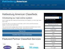 Tablet Screenshot of classifieds.hattiesburgamerican.com