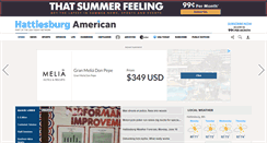 Desktop Screenshot of hattiesburgamerican.com